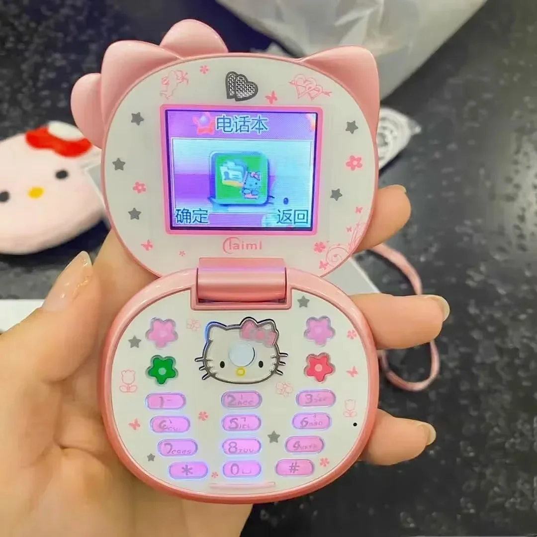 New Sanrio Kawaii Hello Kitty Flip Phone Cartoon Cute Children White Pink Mini Phone Children Christmas Gifts Fashion Model Toys
New Sanrio Kawaii Hello Kitty Flip Phone Cartoon Cute Children White Pink Mini Phone Children Christmas Gifts Fashion Model Toys