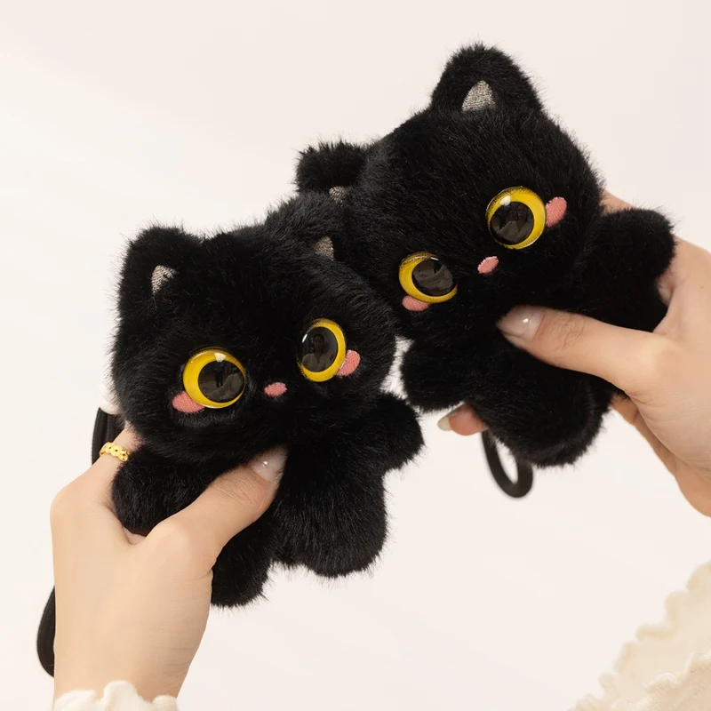 12cm Cute Black Cat Plush Toy Tuanzi Big Eyed Cat Plush Pendant Backpack Decoration Car Keychain Decor Boy Girl Brithday Gift
12cm Cute Black Cat Plush Toy Tuanzi Big Eyed Cat Plush Pendant Backpack Decoration Car Keychain Decor Boy Girl Brithday Gift