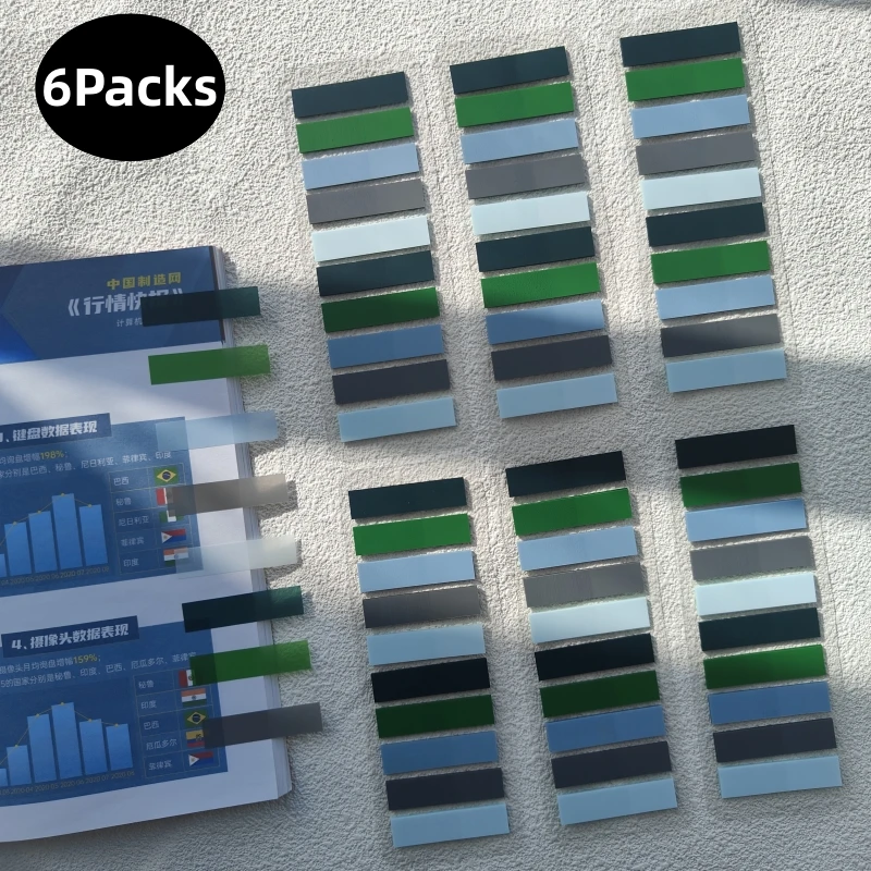 6 Packs Creative Transparent Memo Pads 1200 Sheets Self-Adhesive Sticky Note Index Office School Stationery Supplies
6 Packs Creative Transparent Memo Pads 1200 Sheets Self-Adhesive Sticky Note Index Office School Stationery Supplies