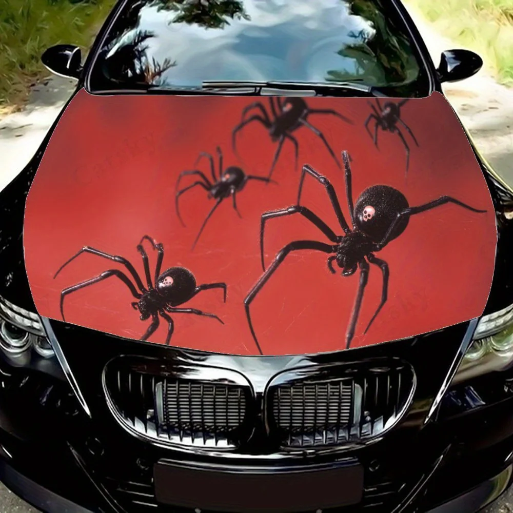 Spiders in Scare,Car Hood Decal, Self-Adhesive Waterproof PVC Car hood Sticker,Car Decoration Scratch Resistant Sticker Protecti
Spiders in Scare,Car Hood Decal, Self-Adhesive Waterproof PVC Car hood Sticker,Car Decoration Scratch Resistant Sticker Protecti