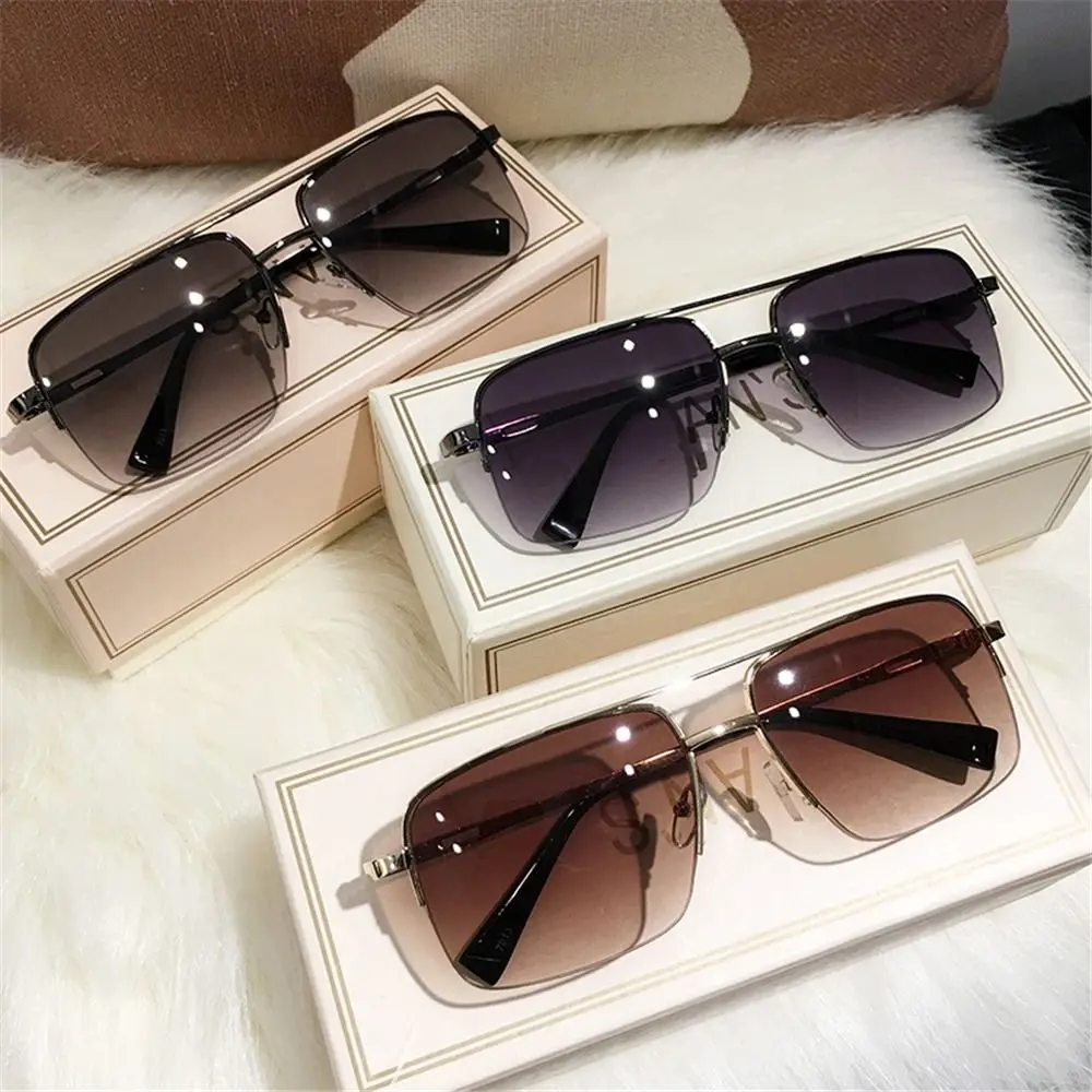 Semi-Rimless Brown Sunglasses Specifically Designed for Driving UV Protection Fishing Eyewear Outdoor Classic
Semi-Rimless Brown Sunglasses Specifically Designed for Driving UV Protection Fishing Eyewear Outdoor Classic