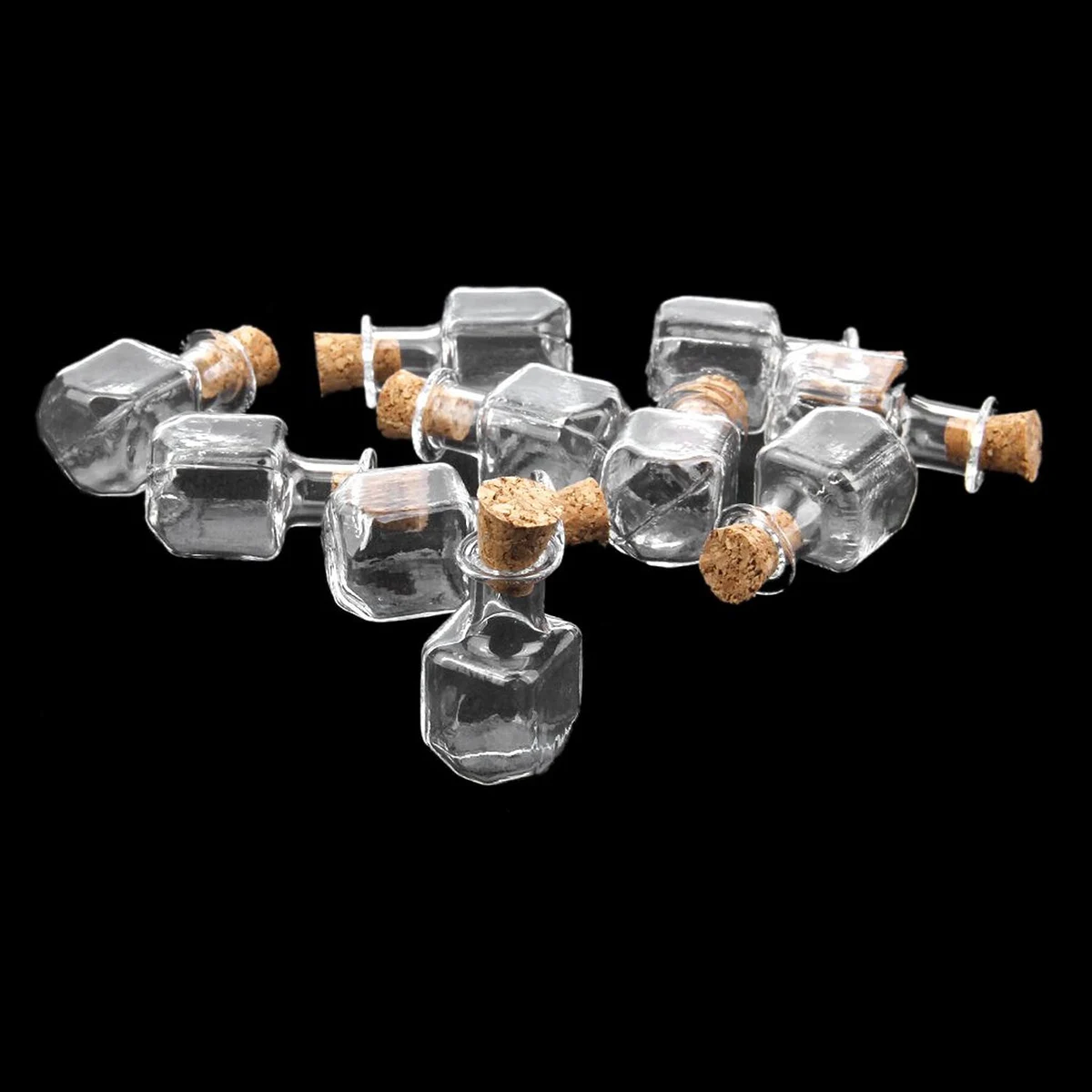 Cubic glass bottle Glass wish bottle Glass bottle with cork Mini glass bottle Glass wish jar
Cubic glass bottle Glass wish bottle Glass bottle with cork Mini glass bottle Glass wish jar