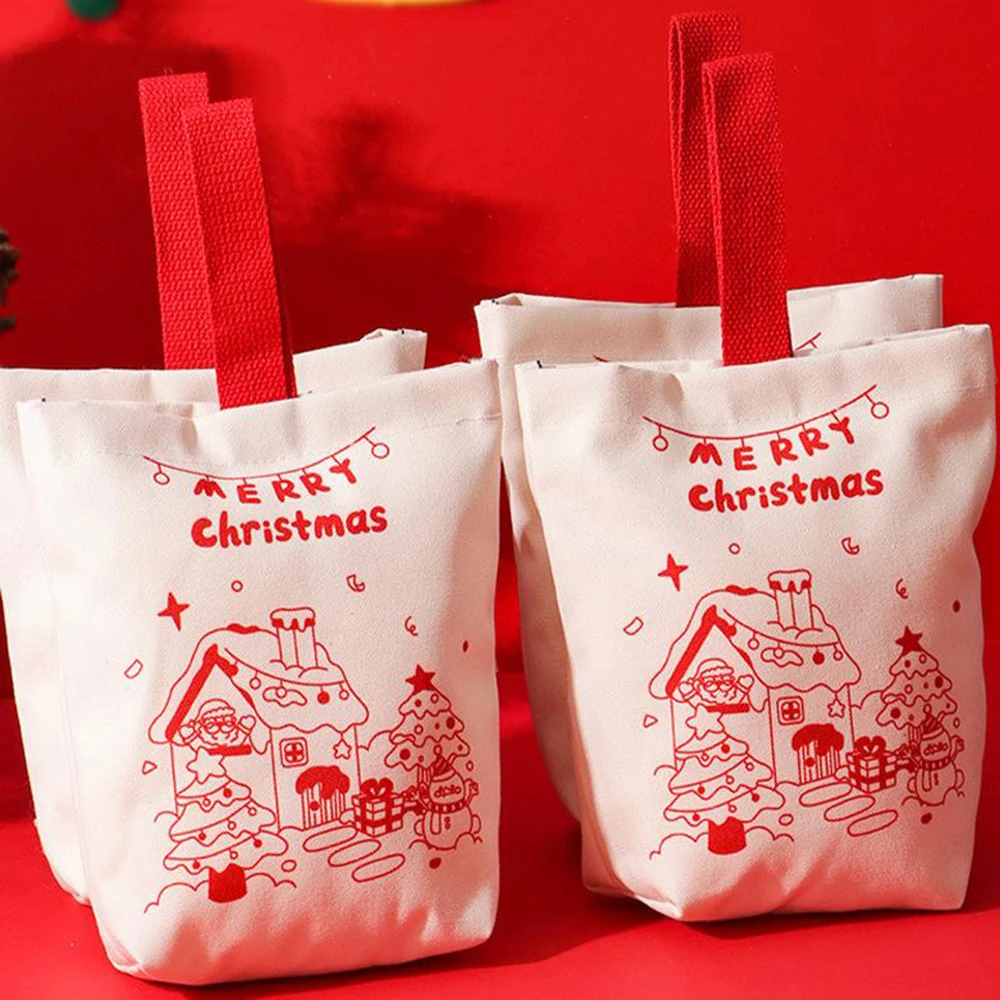 Christmas Candy Bag Red Canvas Handbag Handheld Gift Bag Festive Christmas Gift Bag For Santa Visit Christmas Eve
Christmas Candy Bag Red Canvas Handbag Handheld Gift Bag Festive Christmas Gift Bag For Santa Visit Christmas Eve