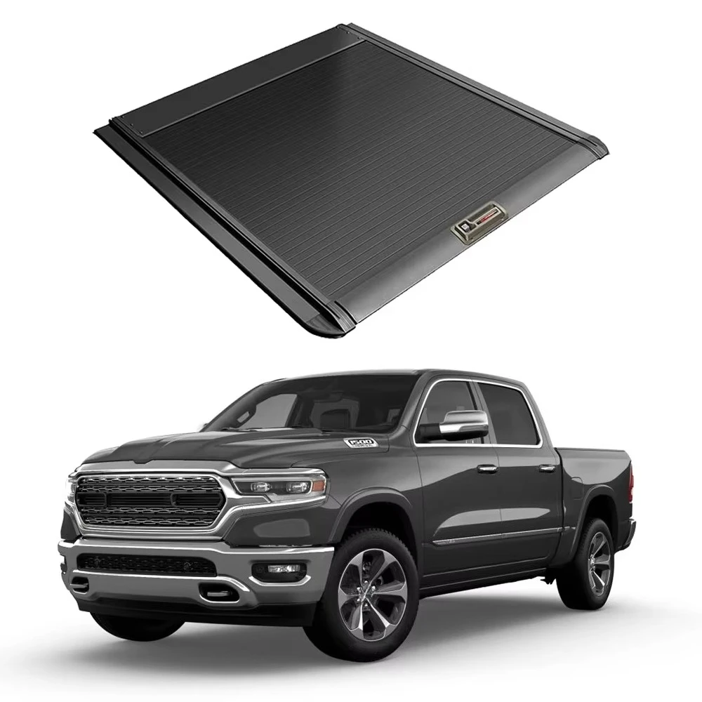 Pickup Roller Shutter Accessories Retractable Tonnoue Cover Aluminium Manual Truck Bed Cap Cover for Ram 1500 2015-2025
Pickup Roller Shutter Accessories Retractable Tonnoue Cover Aluminium Manual Truck Bed Cap Cover for Ram 1500 2015-2025