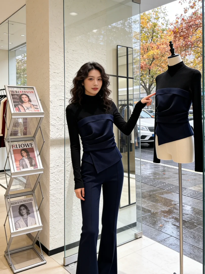 Уникальный красивый корейский вязаный свитер ort Bla Inner Wear, роскошный легкий зимний женский свободный крой Long Sve
Уникальный красивый корейский вязаный свитер ort Bla Inner Wear, роскошный легкий зимний женский свободный крой Long Sve