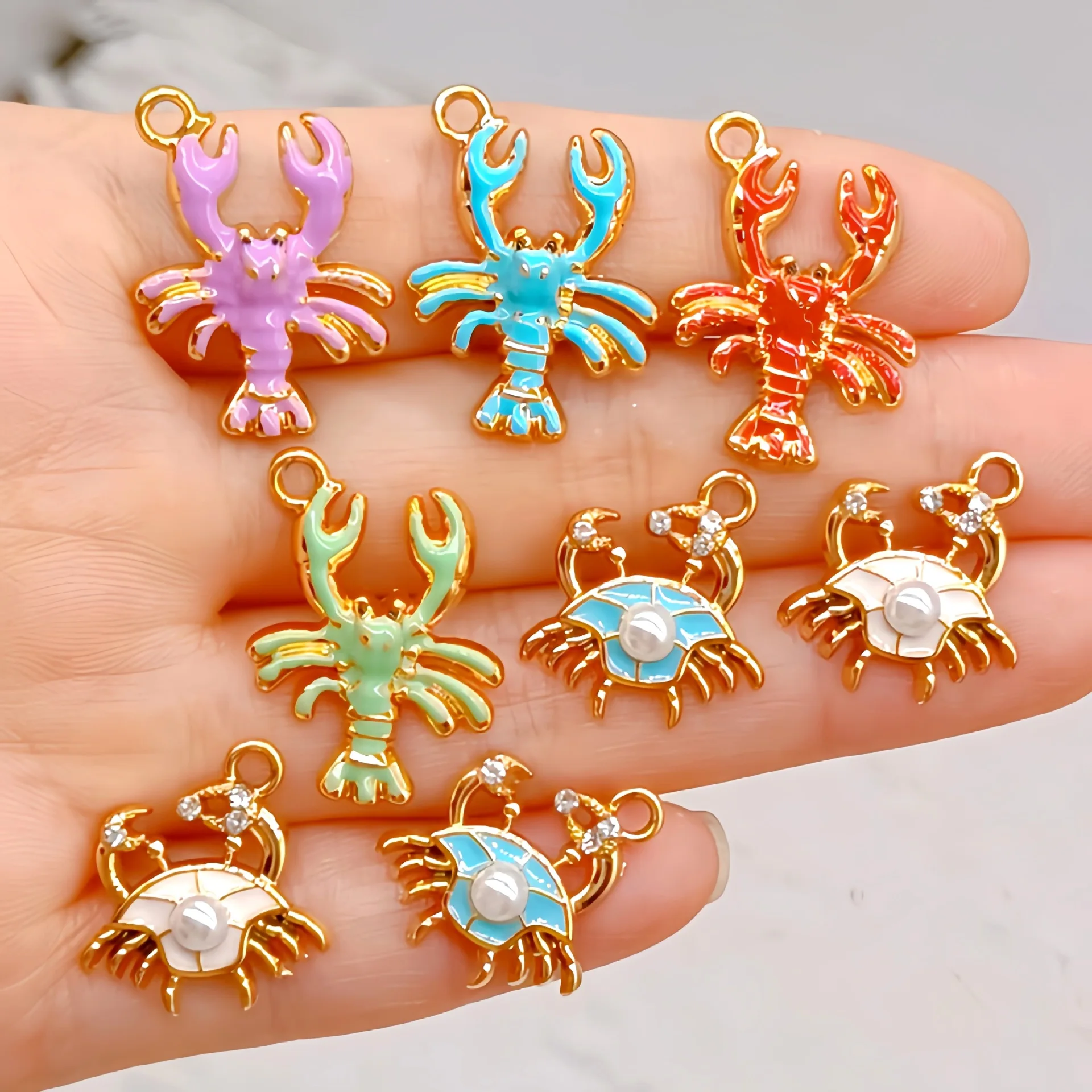 6Pcs Lobster Pendants Oil Droplet Stainless Steel Used For Making DIY Necklaces Keychains Bracelets Jewelry Accessories
6Pcs Lobster Pendants Oil Droplet Stainless Steel Used For Making DIY Necklaces Keychains Bracelets Jewelry Accessories