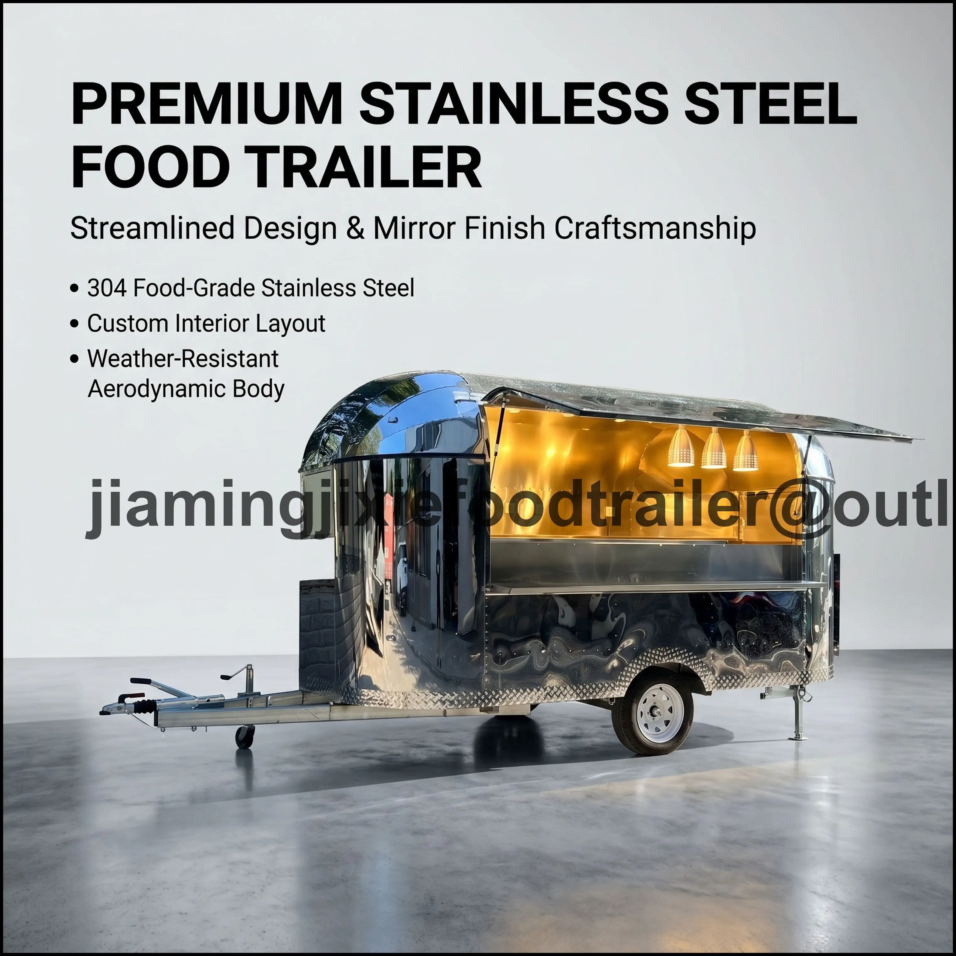 USA UK Custom Food Trailer Stainless Steel Burger Van Mobile Catering Trailer Fully Equipped Stainless Steel Food Truck
USA UK Custom Food Trailer Stainless Steel Burger Van Mobile Catering Trailer Fully Equipped Stainless Steel Food Truck