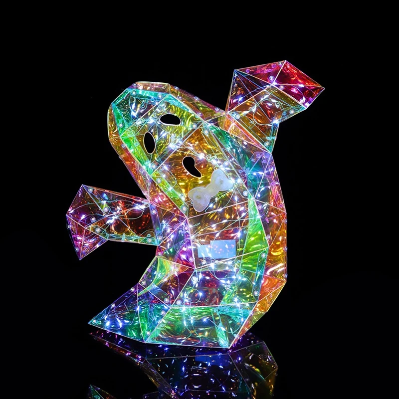 Prism Rainbow Ghost Halloween Ghost Decoration Prism Iridescent Ghost Lamp Halloween Luminous Ghost Decoration-AT81
Prism Rainbow Ghost Halloween Ghost Decoration Prism Iridescent Ghost Lamp Halloween Luminous Ghost Decoration-AT81