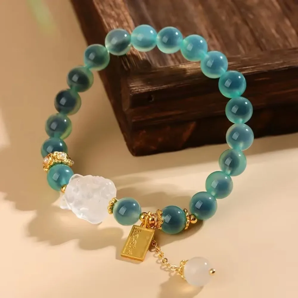 Retro Lucky Agate Beads Bracelets Crystal Hands Jewelry Luxury Bracelets Tassel Pedant Vintage Bead String Bracelet Gifts
Retro Lucky Agate Beads Bracelets Crystal Hands Jewelry Luxury Bracelets Tassel Pedant Vintage Bead String Bracelet Gifts