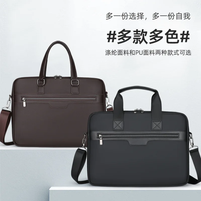 Men's Fashion Briefcase - 15.6 Inch Large Capacity Laptop Bag, Oxford Cloth & PU Top Handle Shoulder Bag, Business Gift
Men's Fashion Briefcase - 15.6 Inch Large Capacity Laptop Bag, Oxford Cloth & PU Top Handle Shoulder Bag, Business Gift
