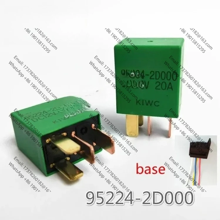 New Automobile relay 95224-2d000-DC12V Low And High Beam Fan Air Conditioning Start Car Relay 95224-2D000-12VDC 12v 4-pin 20a 
New Automobile relay 95224-2d000-DC12V Low And High Beam Fan Air Conditioning Start Car Relay 95224-2D000-12VDC 12v 4-pin 20a