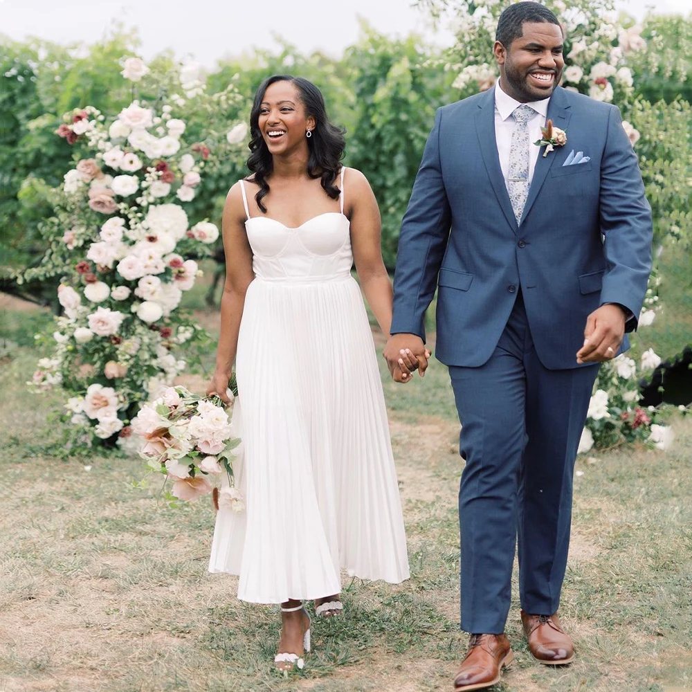 Plus Size Wedding Dress for Bride Spaghetti Straps Sweetheart Simple Wedding Gown A Line Ankle Length Sleeveless Robe de Mariée
Plus Size Wedding Dress for Bride Spaghetti Straps Sweetheart Simple Wedding Gown A Line Ankle Length Sleeveless Robe de Mariée