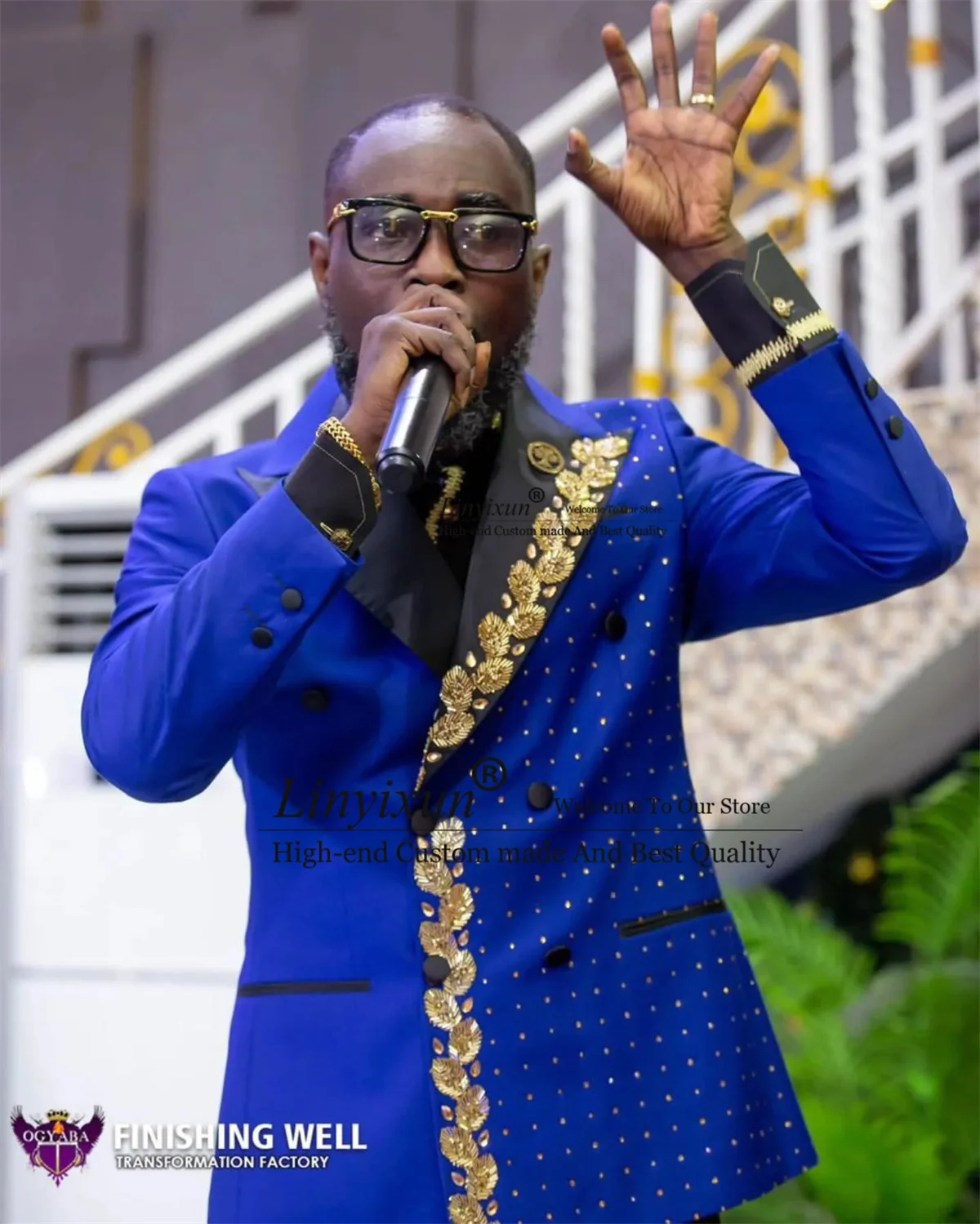 Sparkly Stones Diamond Men Suits 2 Pieces Sets Party Groom Blazers Outfit Slim Fit Wedding Tuxedos Customized Costume Homme
Sparkly Stones Diamond Men Suits 2 Pieces Sets Party Groom Blazers Outfit Slim Fit Wedding Tuxedos Customized Costume Homme