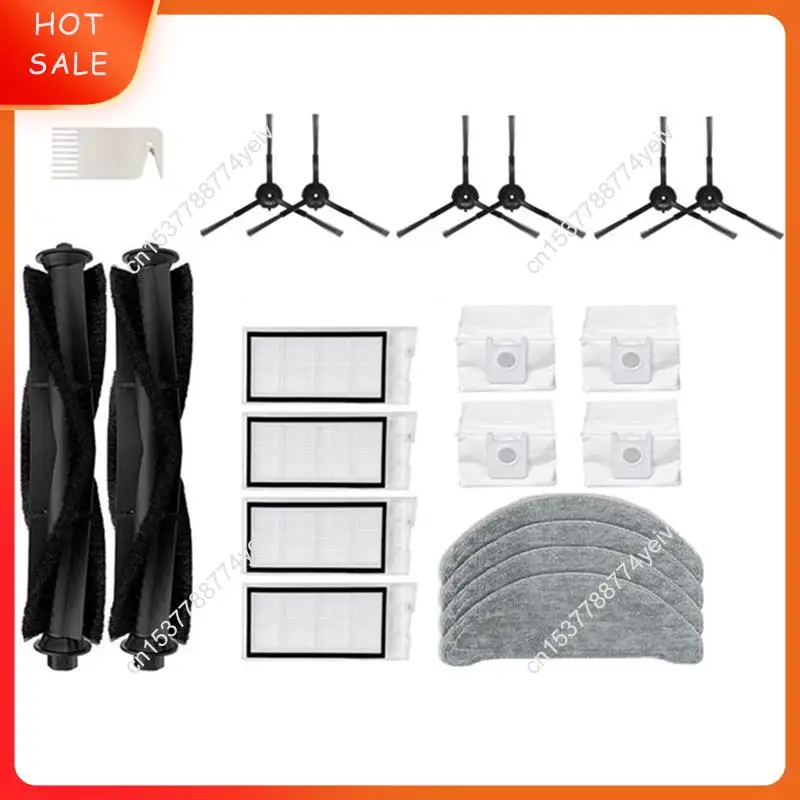 21 шт. основная боковая щетка для пылесоса, моющийся HEPA-фильтр, тканевый мешок для пыли, запасные части, комплект аксессуаров для Roidmi Eve Plus A62
21 шт. основная боковая щетка для пылесоса, моющийся HEPA-фильтр, тканевый мешок для пыли, запасные части, комплект аксессуаров для Roidmi Eve Plus A62