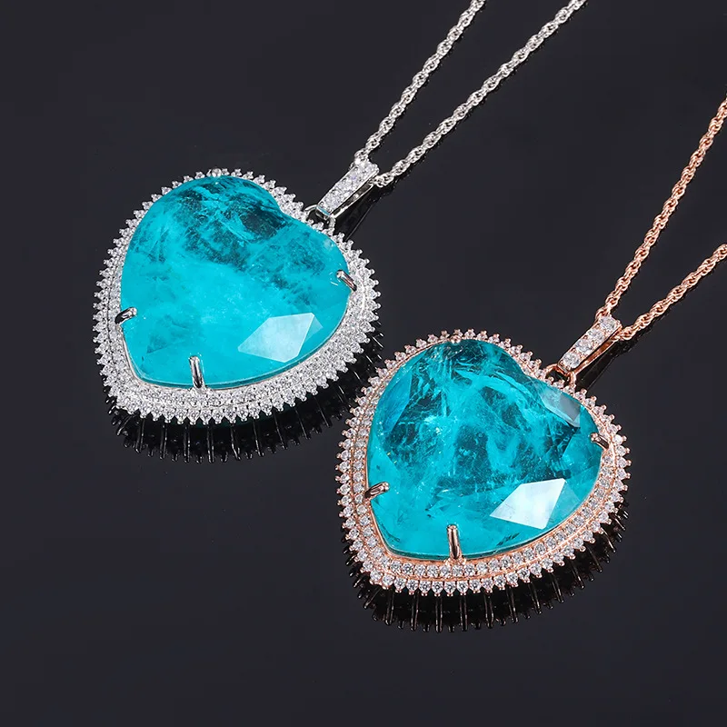 S925 silver Tiktok hot sale women's popular Palaiba large pendant heart-shaped 2023 summer women's European and American heart-s
S925 silver Tiktok hot sale women's popular Palaiba large pendant heart-shaped 2023 summer women's European and American heart-s