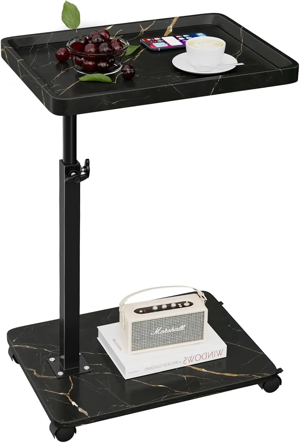 C Table End Table Adjustable Height, 360°Swivel TV Tray Table for Small Spaces, Couch Tables That slide under, C Shaped Side
C Table End Table Adjustable Height, 360°Swivel TV Tray Table for Small Spaces, Couch Tables That slide under, C Shaped Side