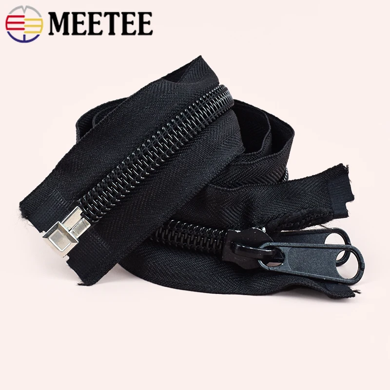 80-300cm Nylon Zippers 10# Jacket Double-Sided Zips Tent Open-End Ziper Repair Backpack Separating Zipper Replace Accessories
80-300cm Nylon Zippers 10# Jacket Double-Sided Zips Tent Open-End Ziper Repair Backpack Separating Zipper Replace Accessories