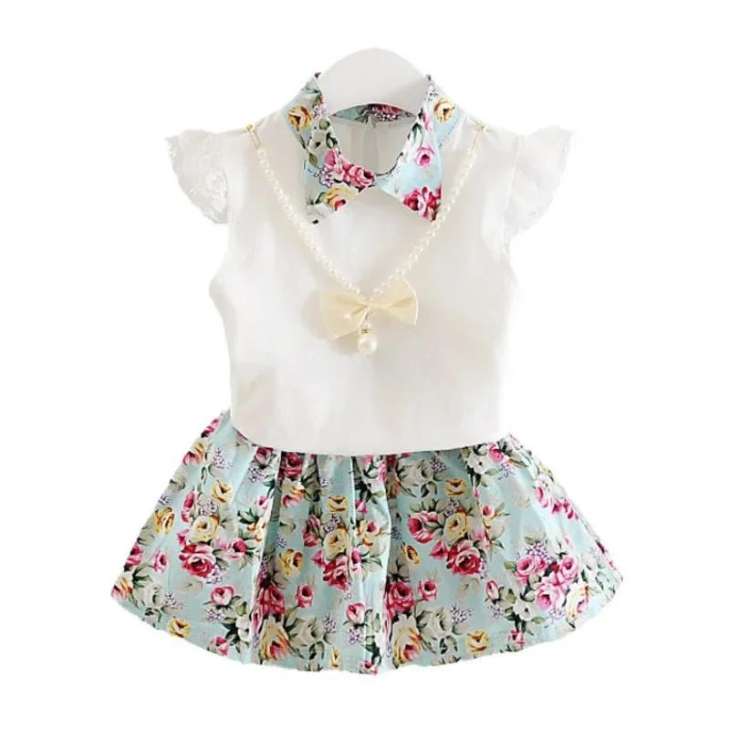 Summer Fashion Baby Clothes Children Girls Casual Short T-Shirt Skirt 2Pcs/Sets Kids Outfits Toddler Costume Infant Tracksuits
Summer Fashion Baby Clothes Children Girls Casual Short T-Shirt Skirt 2Pcs/Sets Kids Outfits Toddler Costume Infant Tracksuits