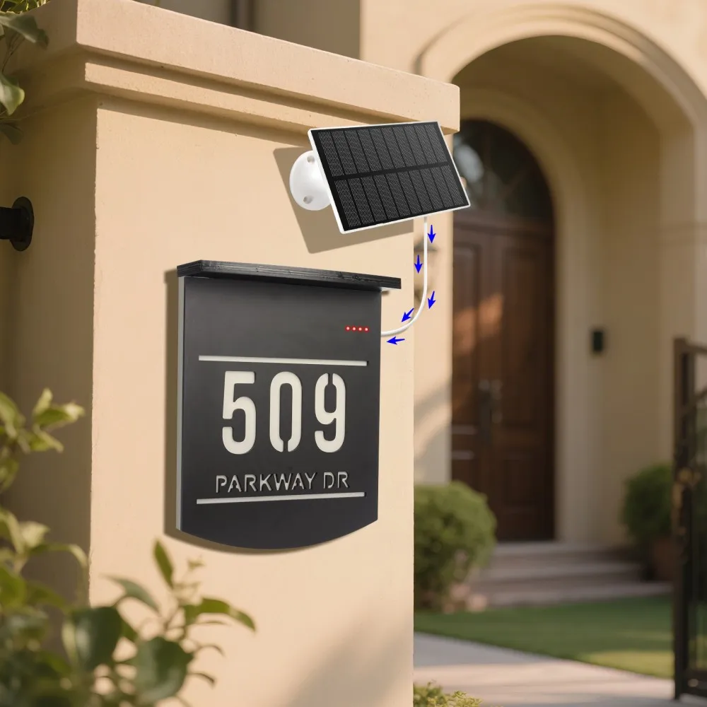 Custom Exterior Solar House Sign LED Lighting 3D Acrylic House Numbers Personalized Outdoor Hebrew Family Address Dropshipping
Custom Exterior Solar House Sign LED Lighting 3D Acrylic House Numbers Personalized Outdoor Hebrew Family Address Dropshipping