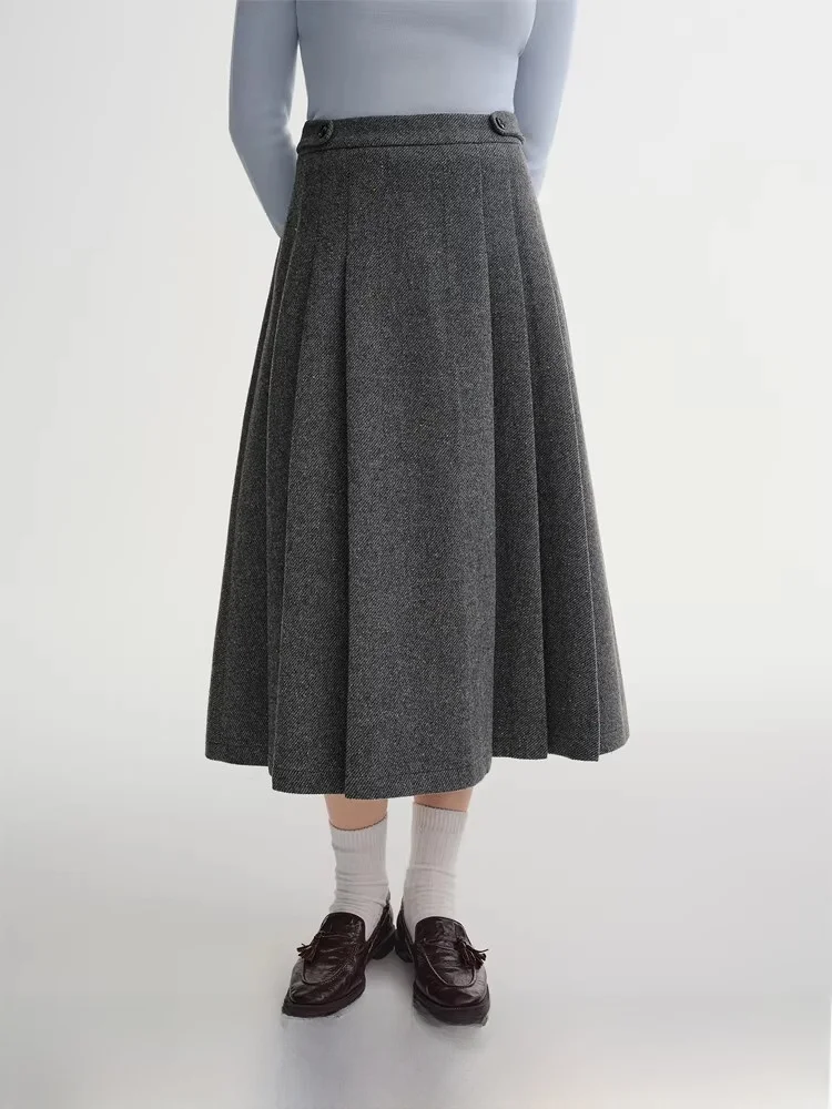 Ретро-костюм женский шерстяной больших размеров: модный комплект из двух предметов с юбкой, свободный крой, с диагональным узором в горошек, зимний
Ретро-костюм женский шерстяной больших размеров: модный комплект из двух предметов с юбкой, свободный крой, с диагональным узором в горошек, зимний