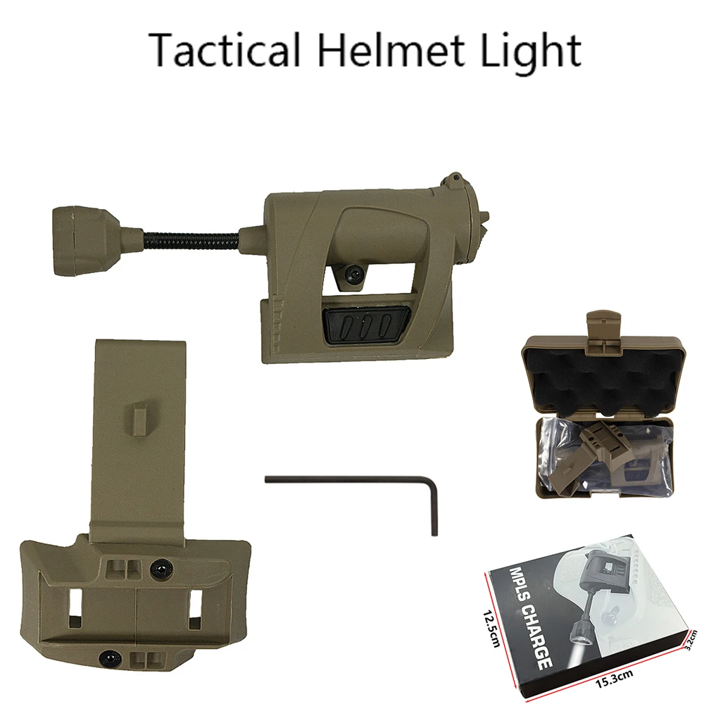Tactical Helmet Light 3 Modes LED Flashlight Outdoor Night Lighting For Cycling Fishing Laser Hunting Helmet Lamp Military
Tactical Helmet Light 3 Modes LED Flashlight Outdoor Night Lighting For Cycling Fishing Laser Hunting Helmet Lamp Military