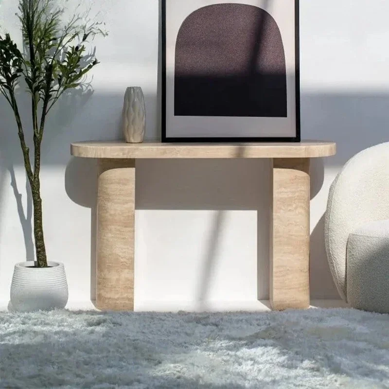 BNatural Travertine Entrance Terrace Household Against theWall Entrance Door Hotel Corridor Long Table Minimalist Wabi Sabi Wind
BNatural Travertine Entrance Terrace Household Against theWall Entrance Door Hotel Corridor Long Table Minimalist Wabi Sabi Wind