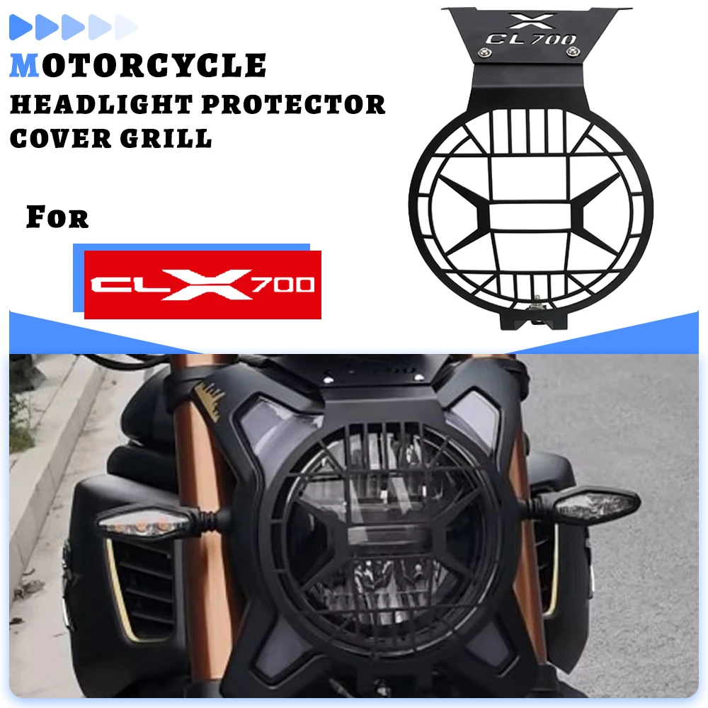 Защитная решетка для фар мотоцикла, защита для CFMOTO CF MOTO 700 CLX 700 CL_X 700 700CLX CLX700 2020-2025 2024 2023
Защитная решетка для фар мотоцикла, защита для CFMOTO CF MOTO 700 CLX 700 CL_X 700 700CLX CLX700 2020-2025 2024 2023