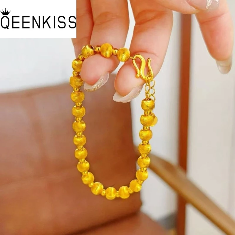 QEENKISS Gold Shiny Cat Eye Beads Bracelets For Women Wedding Party Birthday Christmas Bride Mother Girl Ladies Gifts BT5370
QEENKISS Gold Shiny Cat Eye Beads Bracelets For Women Wedding Party Birthday Christmas Bride Mother Girl Ladies Gifts BT5370