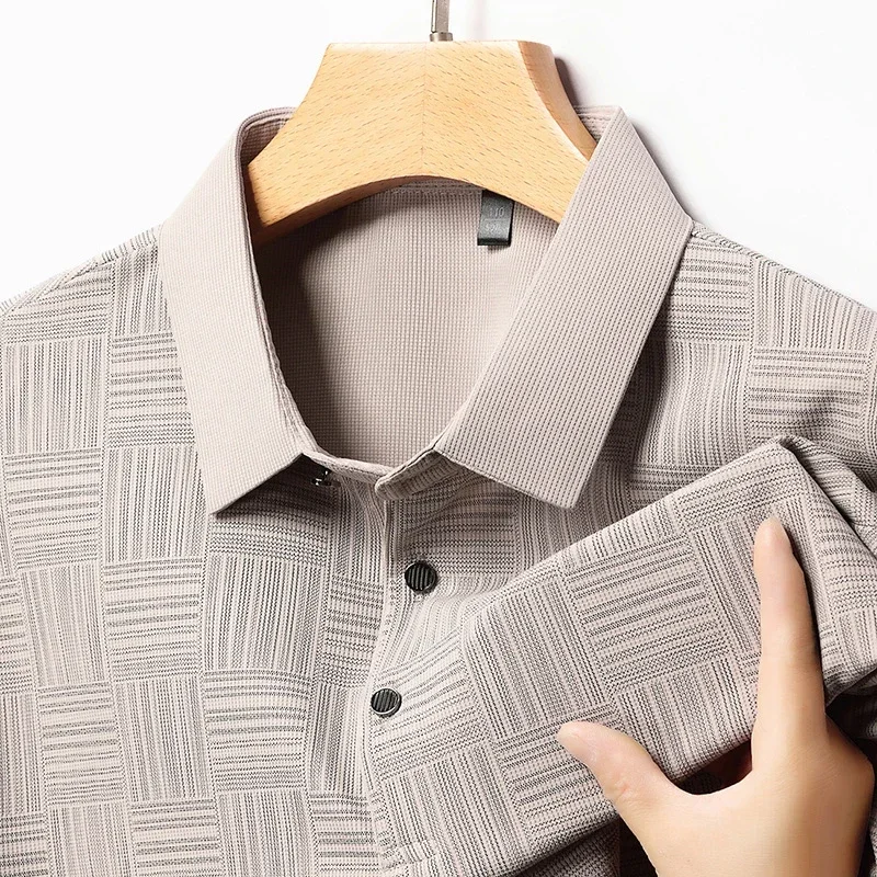 Pop Men's New Printed Business Casual Short Sleeved POLO Shirt Fashion Short Sleeved Comfortable And Breathable Top
Pop Men's New Printed Business Casual Short Sleeved POLO Shirt Fashion Short Sleeved Comfortable And Breathable Top