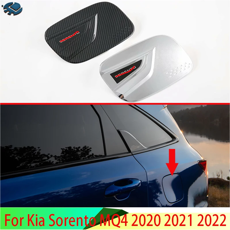 For Kia Sorento MQ4 2020 2021 2022 ABS Chrome Stainless steel fuel tank cap cover car-styling trim oil fuel cap protective
For Kia Sorento MQ4 2020 2021 2022 ABS Chrome Stainless steel fuel tank cap cover car-styling trim oil fuel cap protective