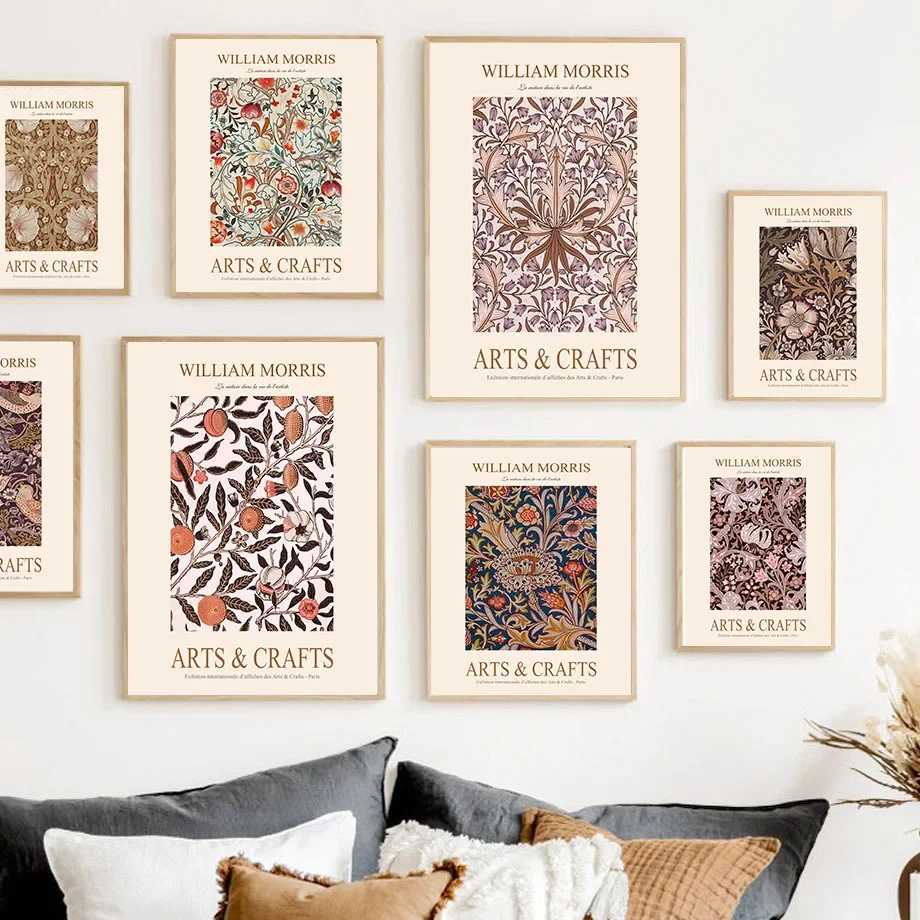 Floral Botanical Nordic Posters and Prints for Living Room Decor, Wall Art Canvas, Abstract Painting, William Morris, Pictures
Floral Botanical Nordic Posters and Prints for Living Room Decor, Wall Art Canvas, Abstract Painting, William Morris, Pictures