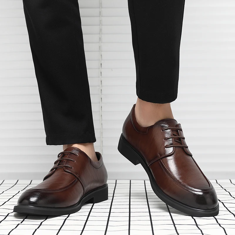 Men Autumn New Business Derby Shoes Breathable Casual Commuting High-end Wedding Banquet Fashionable Formal Shoes
Men Autumn New Business Derby Shoes Breathable Casual Commuting High-end Wedding Banquet Fashionable Formal Shoes