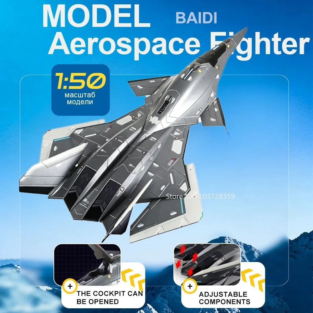 1:50 1:144 Model Toy Bai Di Aerospace Fighters Alloy Diecast Removable Bracket Military Model Aircraft Collection for Friends
1:50 1:144 Model Toy Bai Di Aerospace Fighters Alloy Diecast Removable Bracket Military Model Aircraft Collection for Friends