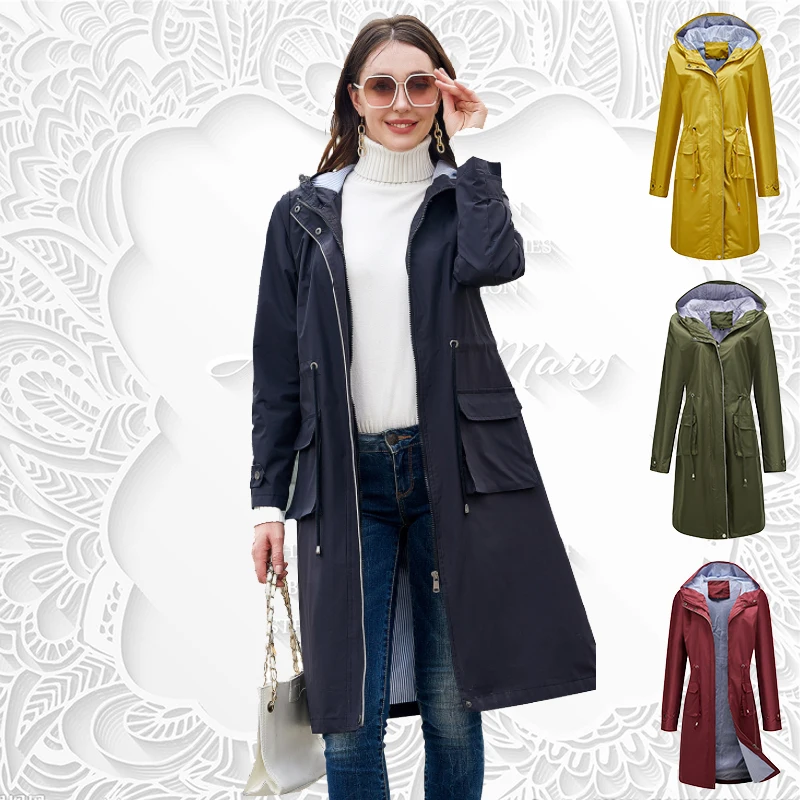 New Spring Autumn Fashion Hooded Coat Women Zipper Long Women Trench High Quality Coat Overcoat Windbreaker
New Spring Autumn Fashion Hooded Coat Women Zipper Long Women Trench High Quality Coat Overcoat Windbreaker