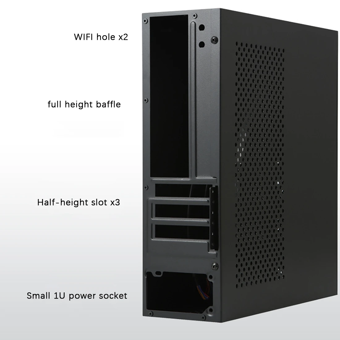 DSAOQ SKTC A10 Мини-настольный корпус для компьютера HTPC для материнской платы MATX24X24, маленький корпус для компьютера 1U, 7,3 л
DSAOQ SKTC A10 Мини-настольный корпус для компьютера HTPC для материнской платы MATX24X24, маленький корпус для компьютера 1U, 7,3 л