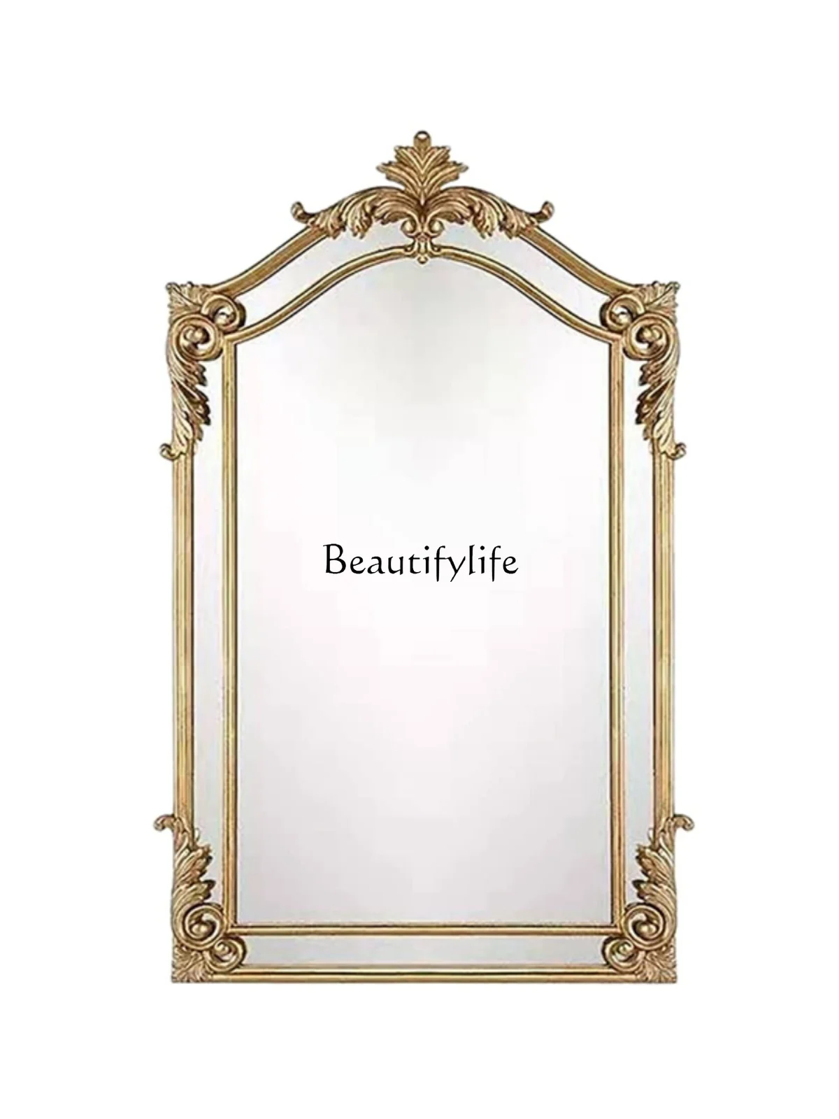 French retro bathroom carved desktop vanity vanity mirror wall-mounted European fireplace decorative mirror
French retro bathroom carved desktop vanity vanity mirror wall-mounted European fireplace decorative mirror
