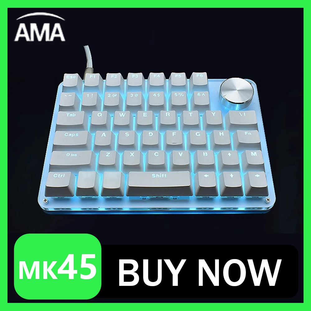 Механическая мини-клавиатура G50 Mk45, программируемая клавиатура с нумером и ручкой, эргономичные аксессуары RGB, дизайн для рисования, офисный подарок
Механическая мини-клавиатура G50 Mk45, программируемая клавиатура с нумером и ручкой, эргономичные аксессуары RGB, дизайн для рисования, офисный подарок