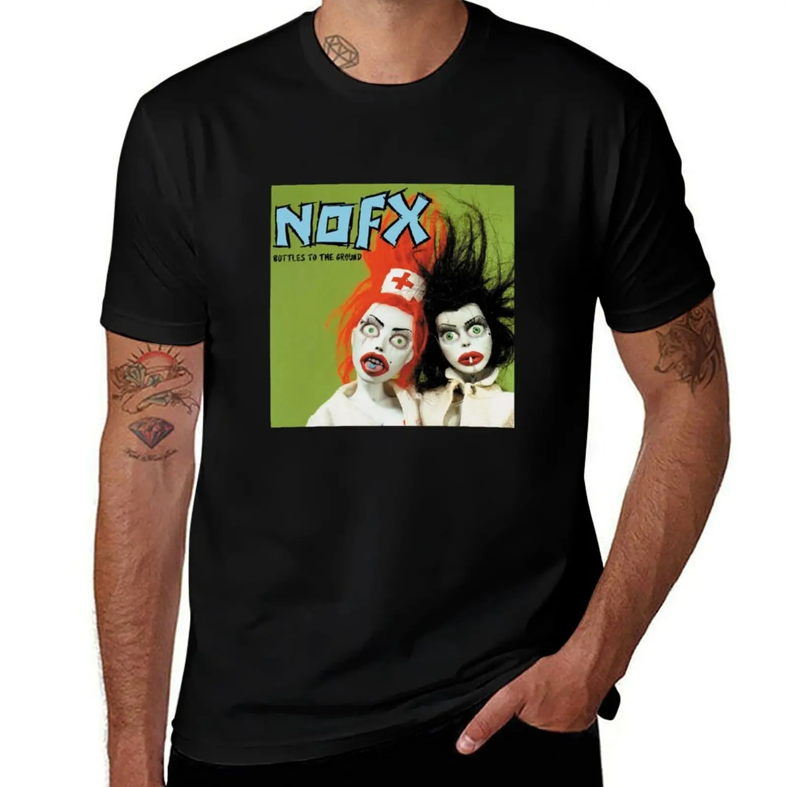 NOFX Bottles To The Ground Album Cover. T-Shirt man t shirt cotton cotton t shirts man 100% man t shirts for men casual T-shirt
NOFX Bottles To The Ground Album Cover. T-Shirt man t shirt cotton cotton t shirts man 100% man t shirts for men casual T-shirt