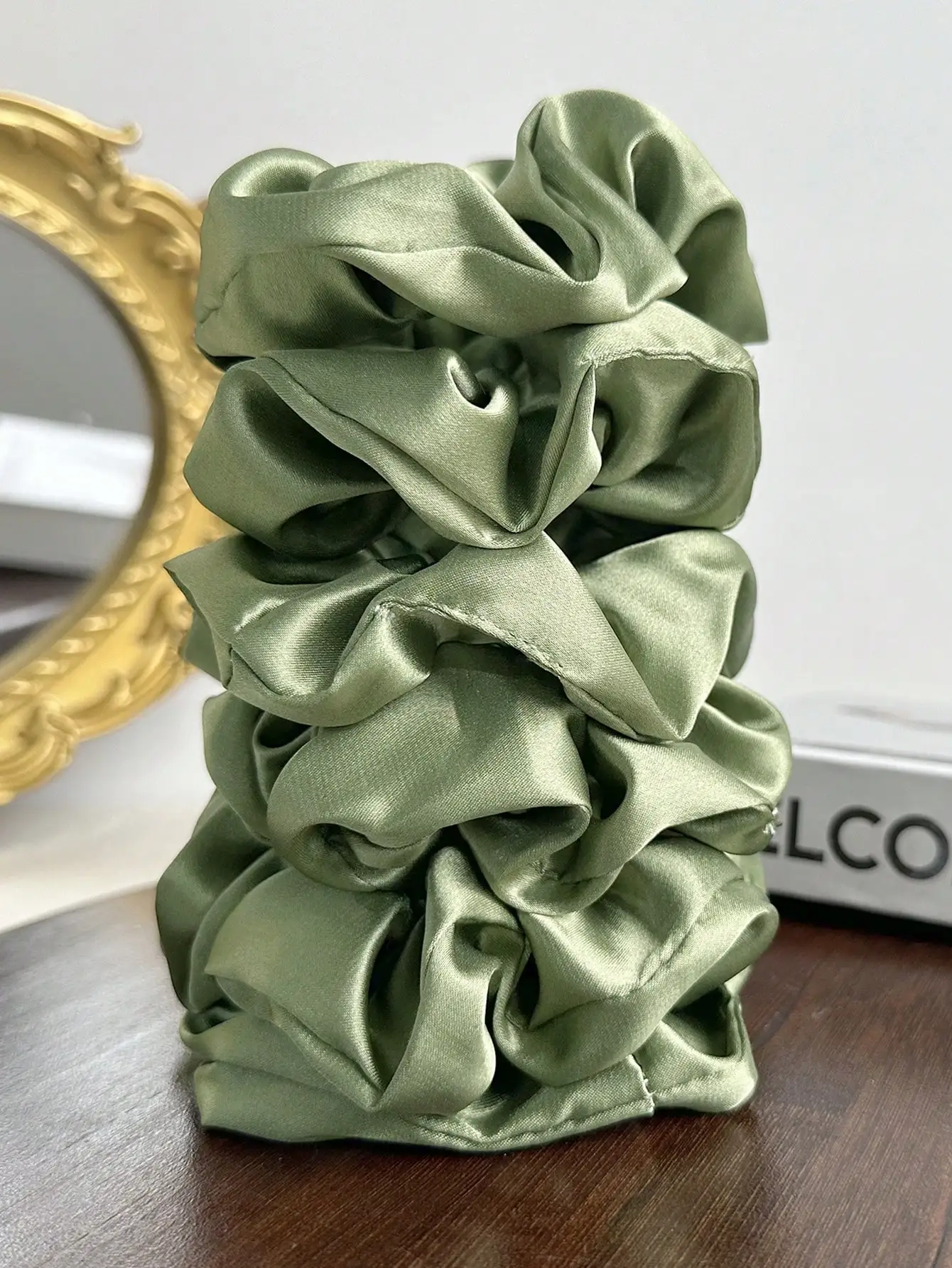 6pcs/Set Sage Green Satin Scrunchie Hair Accessories For Women, Hair Tools, Beauty Accessories, Curly Hair Accessories Hair, Hair Accessory, Hair Accessories For Women, Fall, Travel, Hair Tools, Accessories Women, Hair Stuff, Curly Hair, Scrunchies, Scrun
6pcs/Set Sage Green Satin Scrunchie Hair Accessories For Women, Hair Tools, Beauty Accessories, Curly Hair Accessories Hair, Hair Accessory, Hair Accessories For Women, Fall, Travel, Hair Tools, Accessories Women, Hair Stuff, Curly Hair, Scrunchies, Scrun