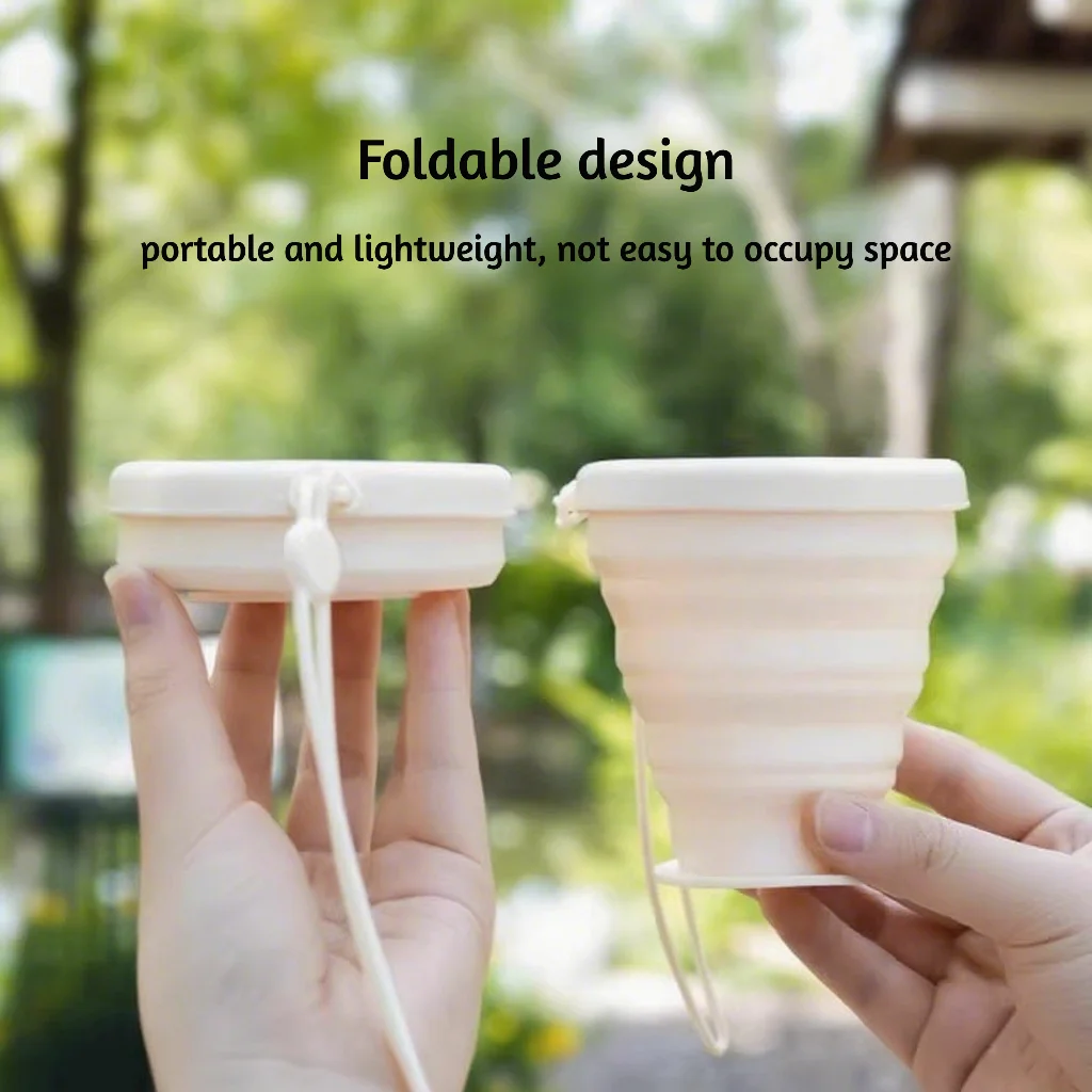 Silicone Collapsible Cup 200ml Food Grade BPA Free Foldable Cup with Lid & Strap Reusable Heat Resistant 230C for Hiking Travel
Silicone Collapsible Cup 200ml Food Grade BPA Free Foldable Cup with Lid & Strap Reusable Heat Resistant 230C for Hiking Travel