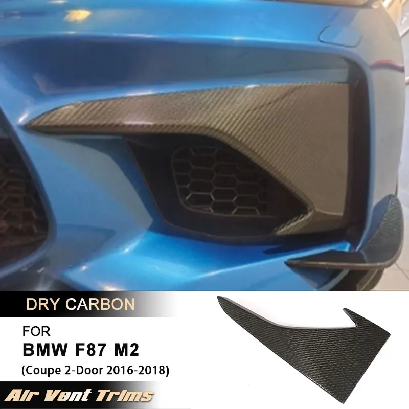 Car Front Bumper Canards for BMW F87 M2 Coupe 2-Door 2016-2018 Not for M2C Fog Light Air Vent Cover Body Kits Prepreg Dry Carbon
Car Front Bumper Canards for BMW F87 M2 Coupe 2-Door 2016-2018 Not for M2C Fog Light Air Vent Cover Body Kits Prepreg Dry Carbon
