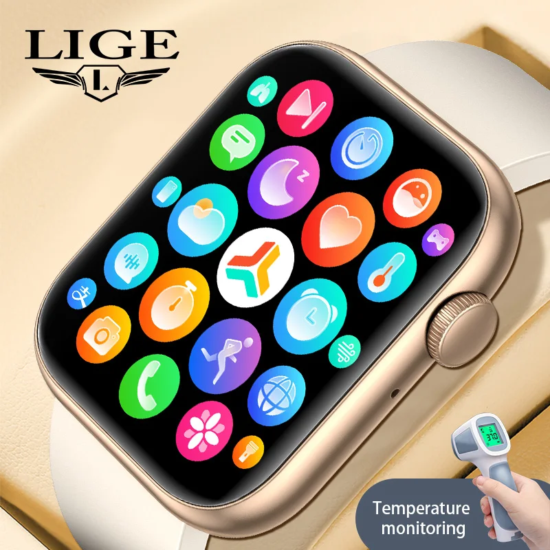 New Women Smart Watch 1.85inch Full Touch Bluetooth Call Smart Wristwatch Temperature Monitoring Sports Bracelet Men Smartwatch
New Women Smart Watch 1.85inch Full Touch Bluetooth Call Smart Wristwatch Temperature Monitoring Sports Bracelet Men Smartwatch