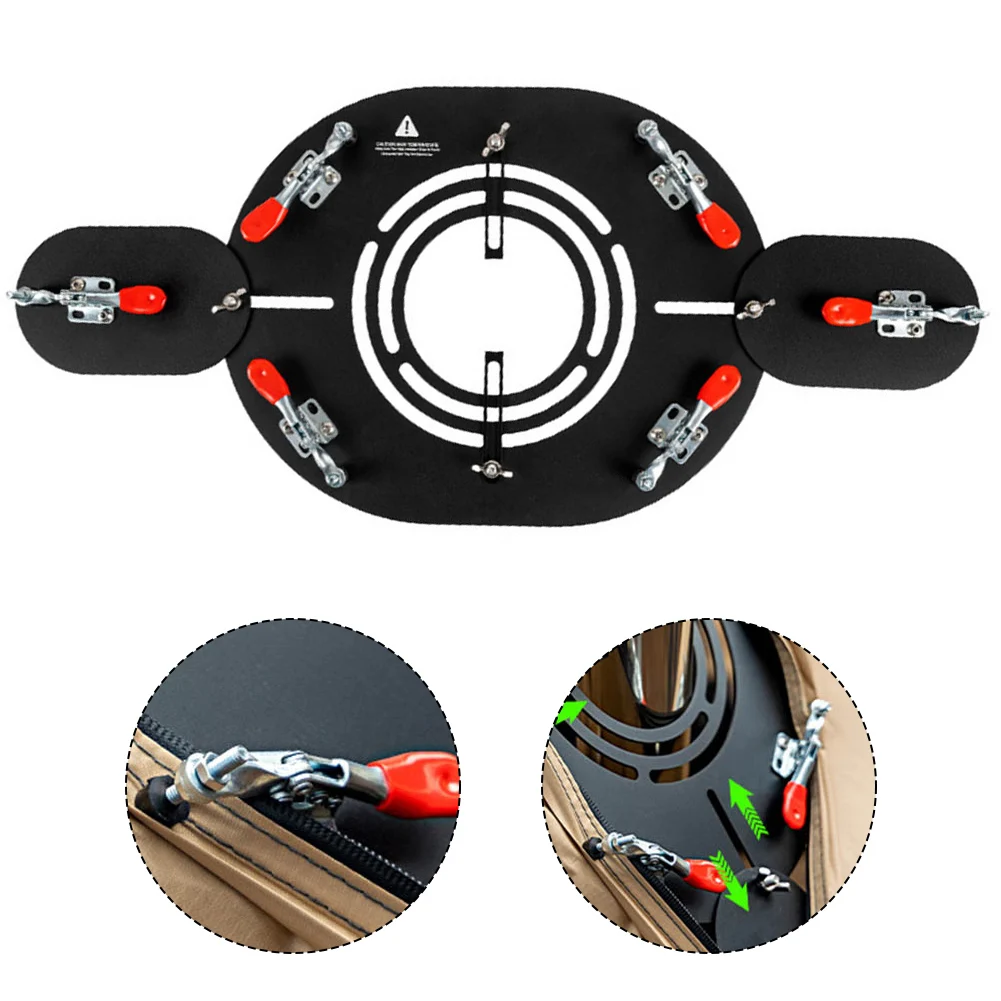 Black 29.9*23*0.3cm 535g Adjustable Camping Tent Stove Chimney Anti-scalding Plate Chimney Baffle Stove Accessorie High Quality
Black 29.9*23*0.3cm 535g Adjustable Camping Tent Stove Chimney Anti-scalding Plate Chimney Baffle Stove Accessorie High Quality