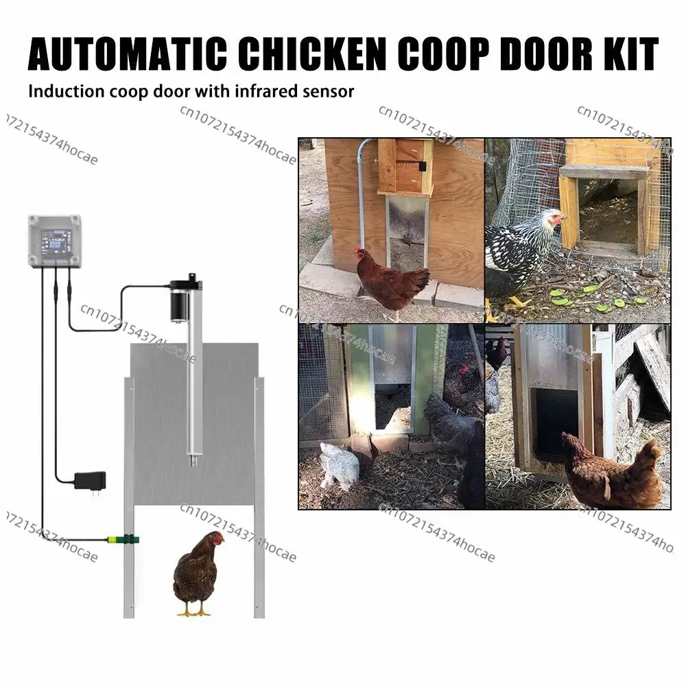 Automatic Electric Timing Poultry House Door Opener Multivoltage Pet Chicken Coop Door Opening Device for Animal Care
Automatic Electric Timing Poultry House Door Opener Multivoltage Pet Chicken Coop Door Opening Device for Animal Care