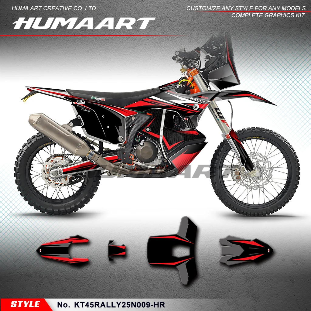 HUMAART Adhesive Sticker UV Resistant Laminate for 2025 KTM & Husqvarna 450 RALLY, Restyled, KT45RALLY25N009-HR
HUMAART Adhesive Sticker UV Resistant Laminate for 2025 KTM & Husqvarna 450 RALLY, Restyled, KT45RALLY25N009-HR