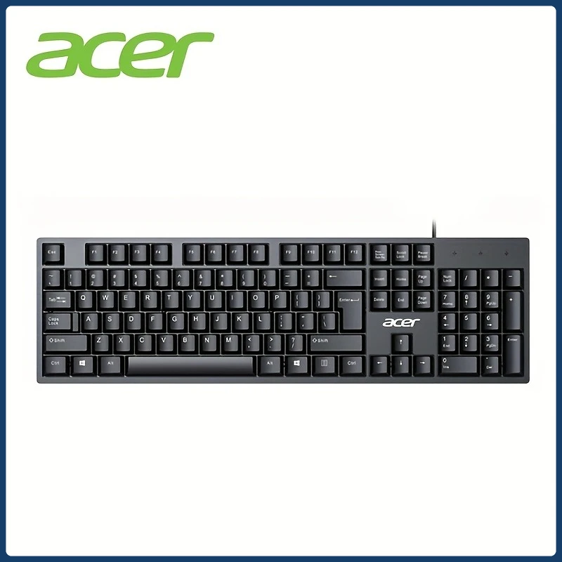 Acer Wired Keyboard, PC Keyboard Splash Proof USB Powered for PC Gaming and Office Use K-212B
Acer Wired Keyboard, PC Keyboard Splash Proof USB Powered for PC Gaming and Office Use K-212B