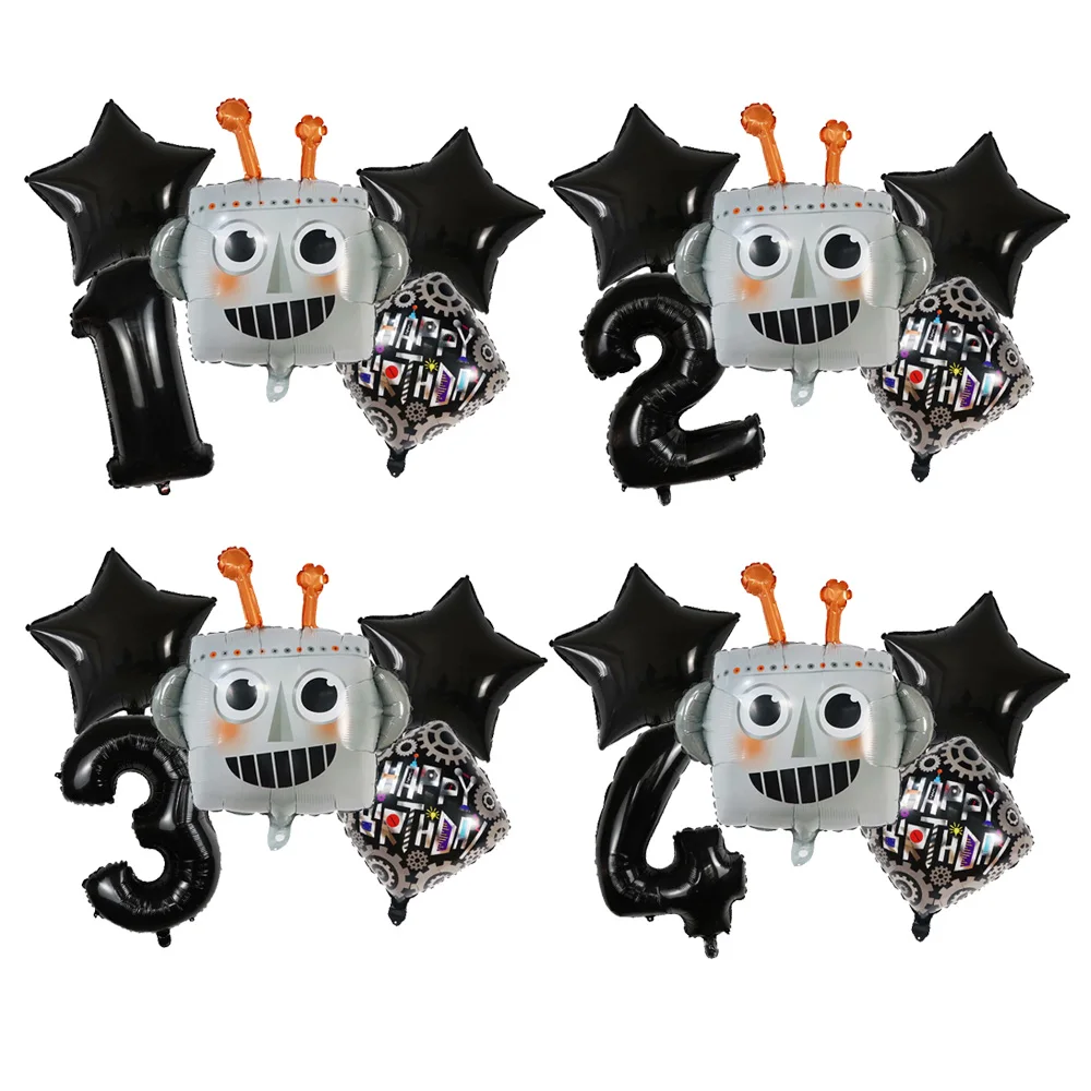 1set Pioneer Cartoon Robot Head Foil Helium Balloons Square Mechanical Gear Globos Children Birthday Party Decorations Kids Toys
1set Pioneer Cartoon Robot Head Foil Helium Balloons Square Mechanical Gear Globos Children Birthday Party Decorations Kids Toys