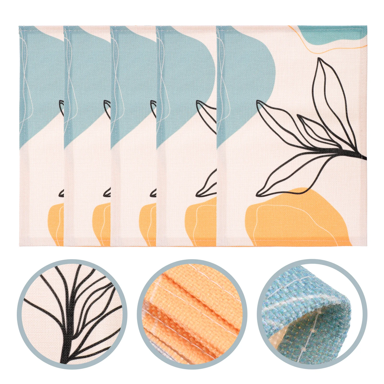 5Pcs Dining Table Mat Nordic Style Decorative Placemat Washable Non-Slip Kitchen Coaster for Home Restaurant Use
5Pcs Dining Table Mat Nordic Style Decorative Placemat Washable Non-Slip Kitchen Coaster for Home Restaurant Use