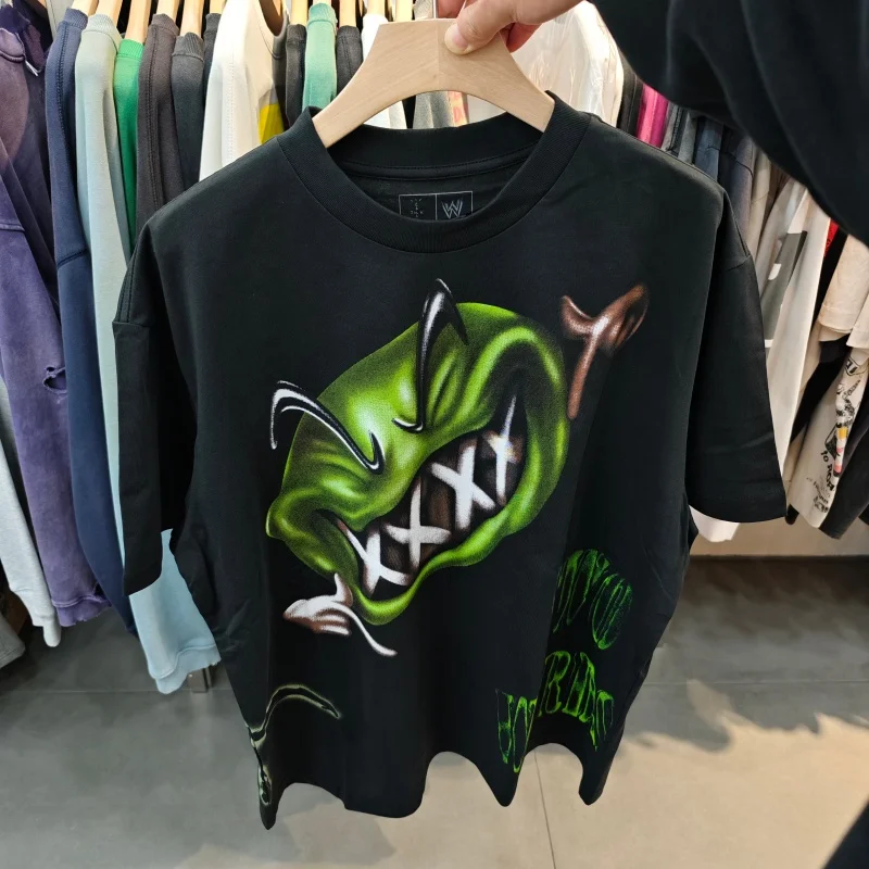 Хлопковая футболка большого размера с рисунком альбома Cactus Jack Utopia, летняя уличная одежда
Хлопковая футболка большого размера с рисунком альбома Cactus Jack Utopia, летняя уличная одежда