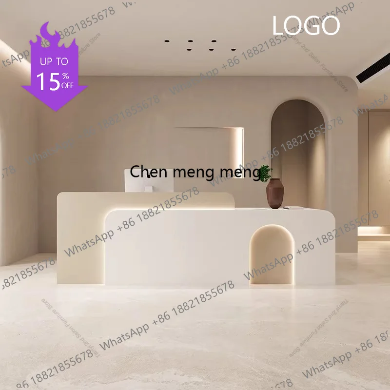 D5556 Nordic High-End Cashier Counter Modern Simple Medical Beauty Clinic Clothing Store Reception Desk Office Furniture
D5556 Nordic High-End Cashier Counter Modern Simple Medical Beauty Clinic Clothing Store Reception Desk Office Furniture